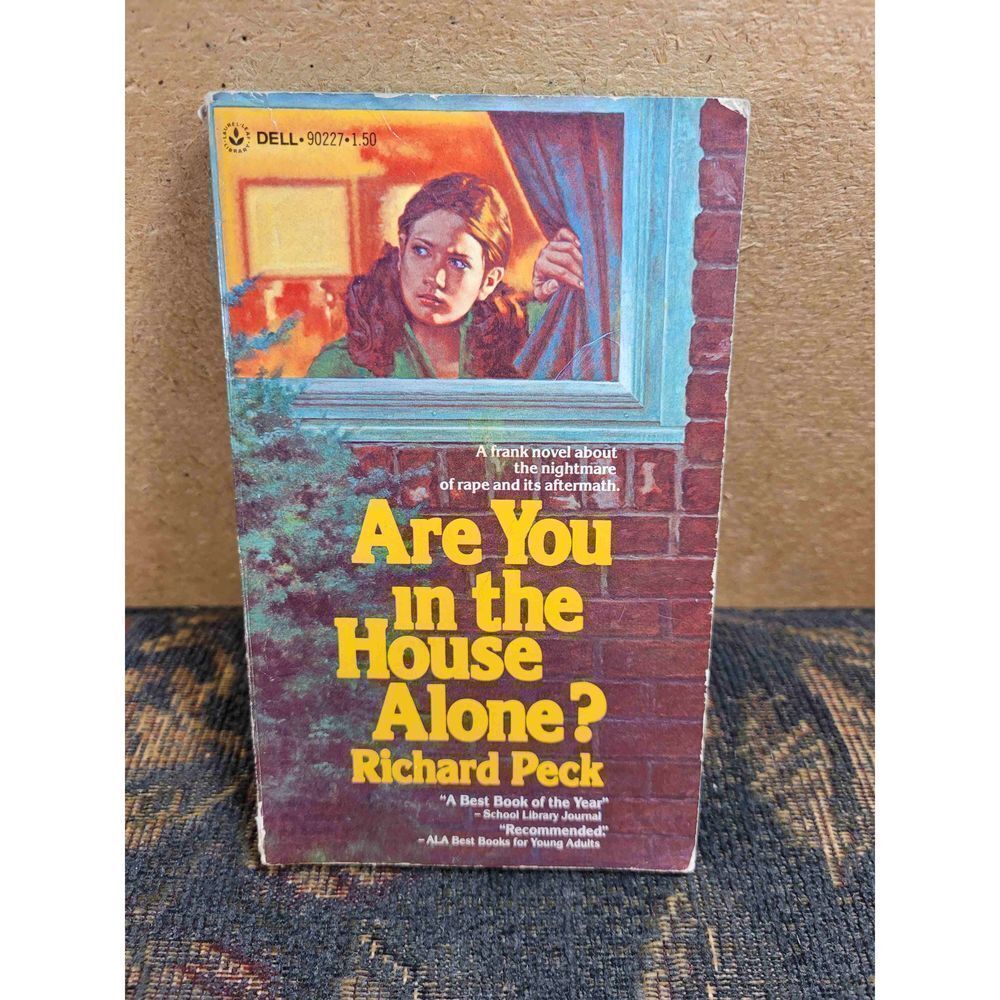 Vintage Are You In The House Alone? by Richard Peck Paperback Book
